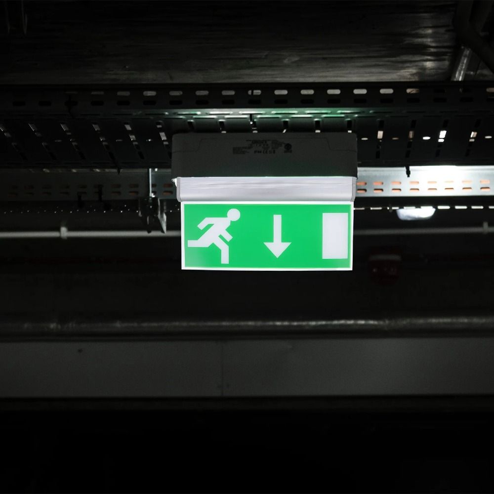 Emergency Exit Sign - 상업용 LED 비상 표시등 녹색 전구