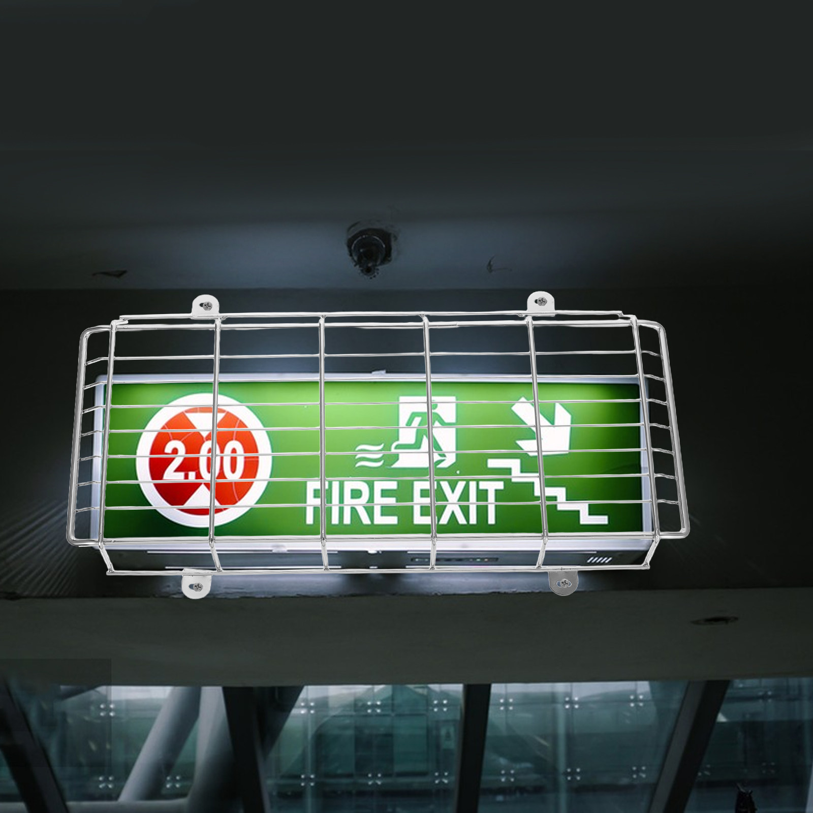 1세트 금속 재질의 학교용 비상 경고 표지판, 내구성이 - Emergency Exit Sign 리뷰 및 가격