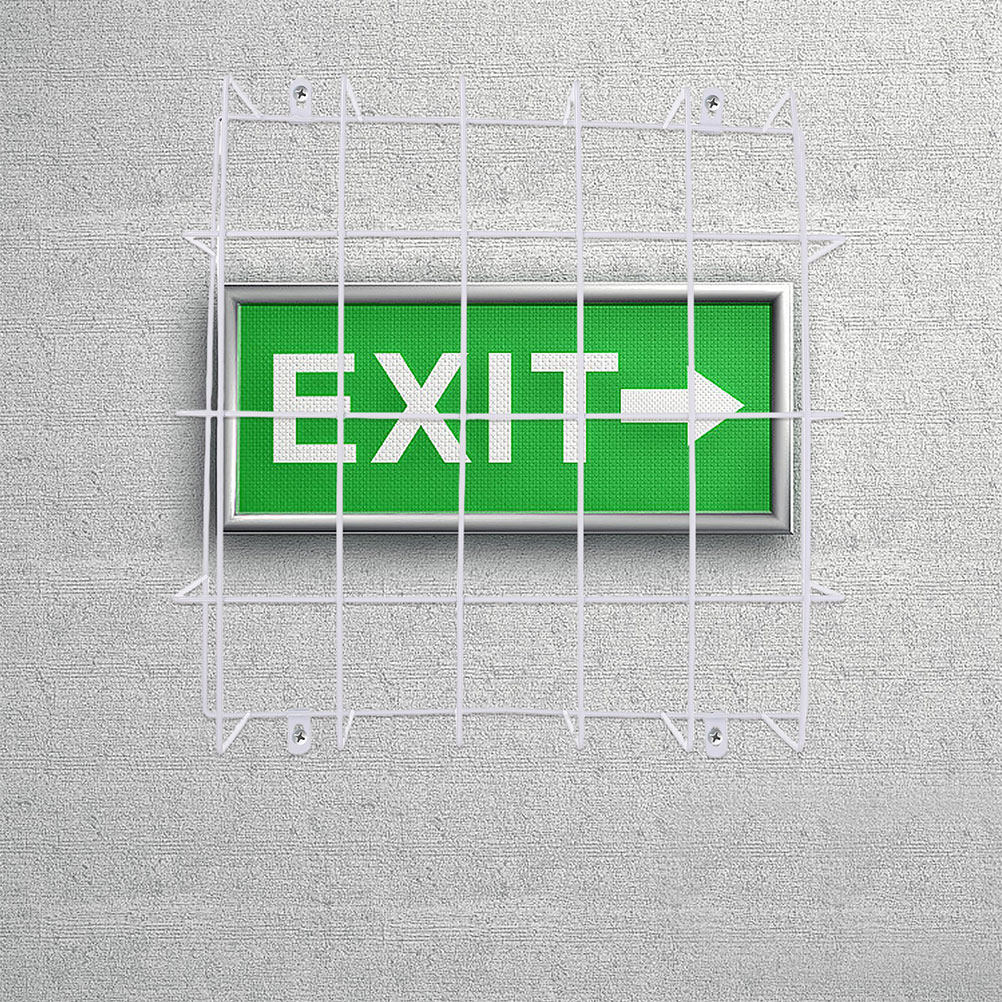 2개입, 비상 조명 시스템용 벽걸이형 보호 덮개, 견고 - Emergency Exit Sign 리뷰 및 가격
