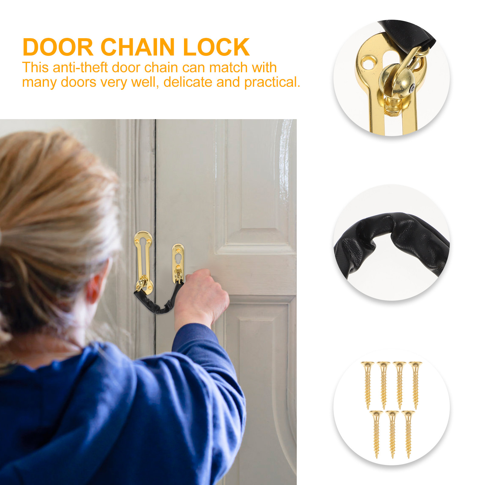 스테인리스 스틸 도어 체인 잠금장치, 견고한 내구성을  - Security Chain Door 리뷰 및 가격